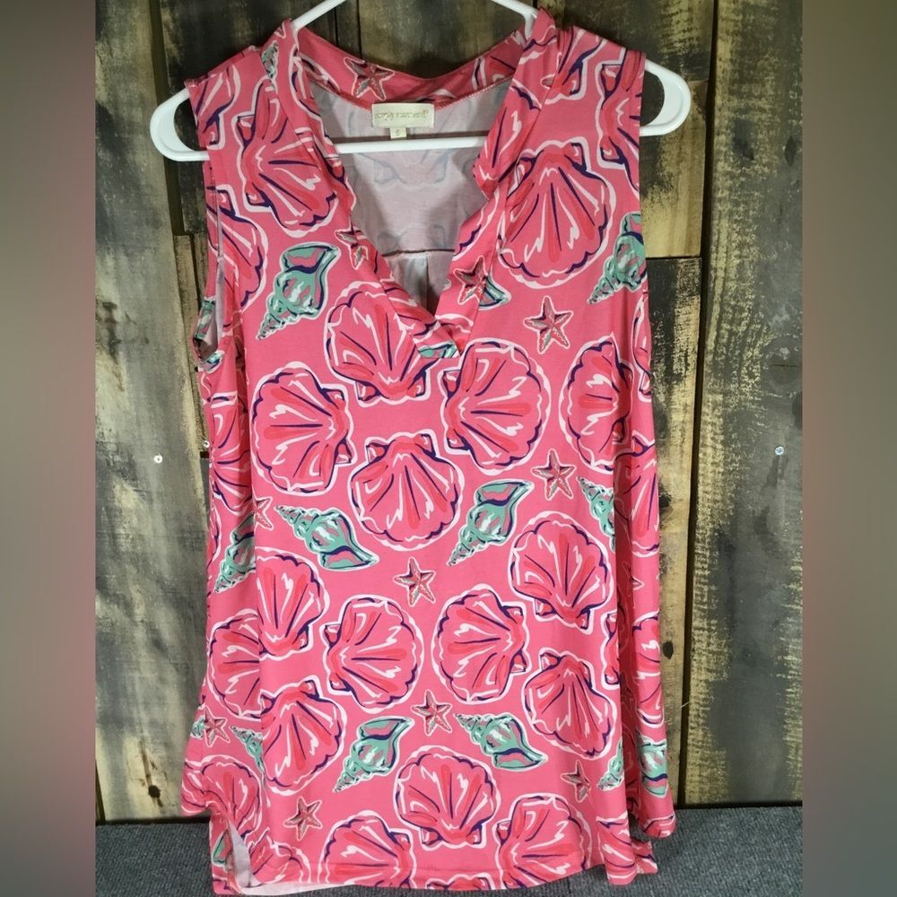 Simply Southern sleeveless tunic top size small